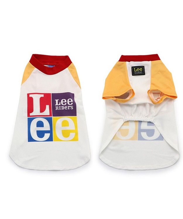 PET PARADISE 犬の服 夏 ひんやり クール メッシュ 接触冷感 虫よけ Ｌｅｅ ブロックロゴＴシャツ 【小型犬】クールマックスエコメイド 白~オフホワイト