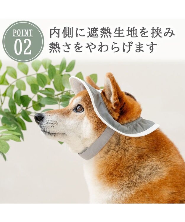 PET PARADISE ペットパラダイス アウトドア クール ハット ＳＭ～Ｍ/Ｌ 中型犬 大型犬 ホワイト