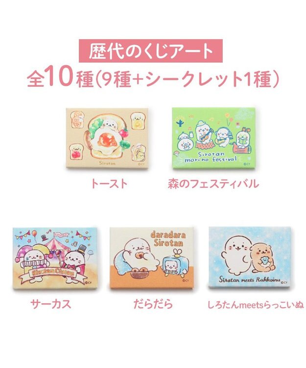 Mother garden しろたん ミニキャンバス コレクション 10個全部セット（シークレット1種含む） -