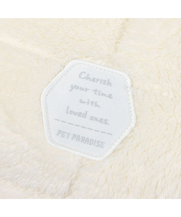 PET PARADISE ペットパラダイス マシュマロ ボア 筒型寝袋 Ｍ ホワイト