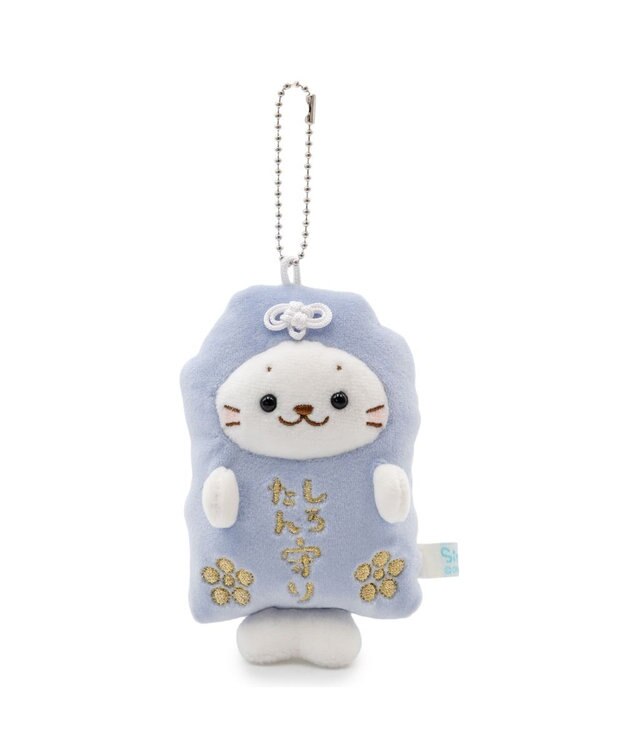 Mother garden しろたん お守りキーホルダー 《水色》 単品 水色