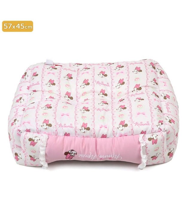 PET PARADISE ディズニー ミニーマウス 四角 クール カドラー 《レース柄》 小型犬 57×45cm M レース柄