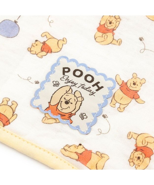PET PARADISE ディズニー くまのプーさん ふわりとキルト ポンチョ 小型犬 ホワイト×イエロー