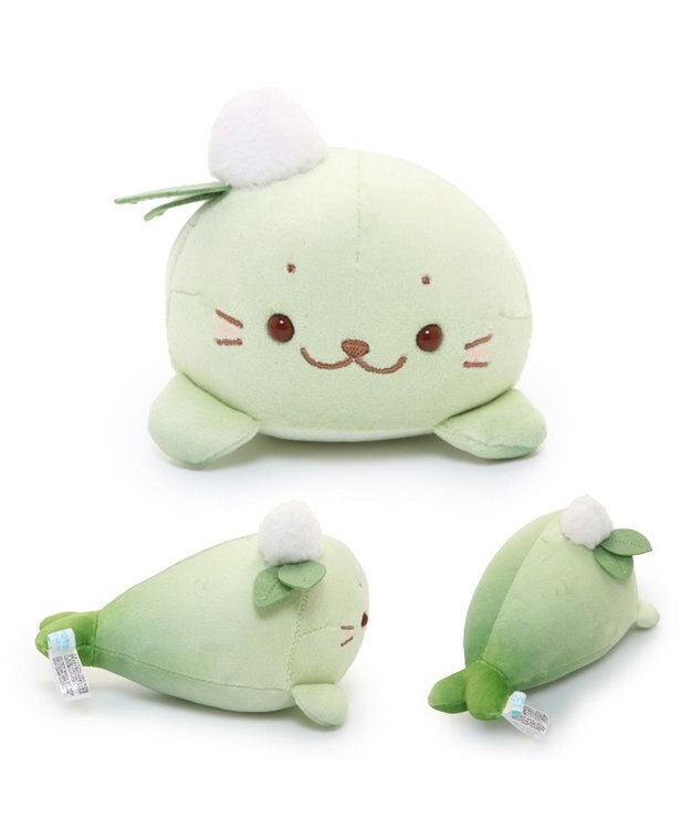 Mother garden しろたん ラテ マスコット ぬいぐるみ 15cm 【単品】 抹茶ラテ