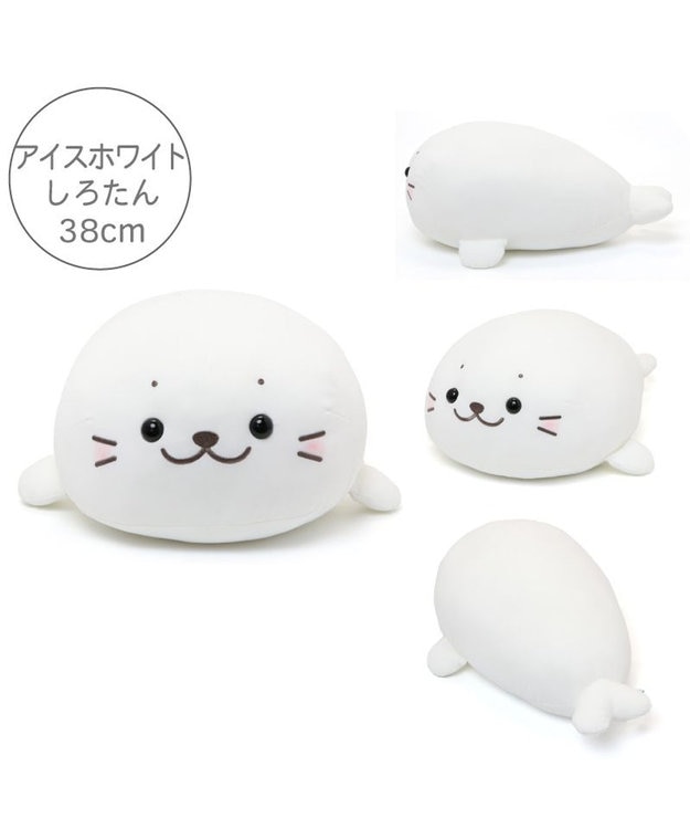 Mother garden しろたん クール ぬいぐるみ 38cm 《アイスホワイト》 単品 アイスホワイト