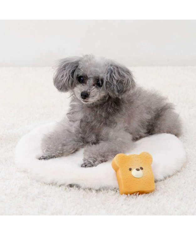 PET PARADISE ペットパラダイス くまトースト トイ ベージュ