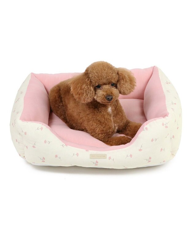 PET PARADISE ペットパラダイス 小花柄カドラー《ピンク》 M  小型犬 小花柄 ピンク