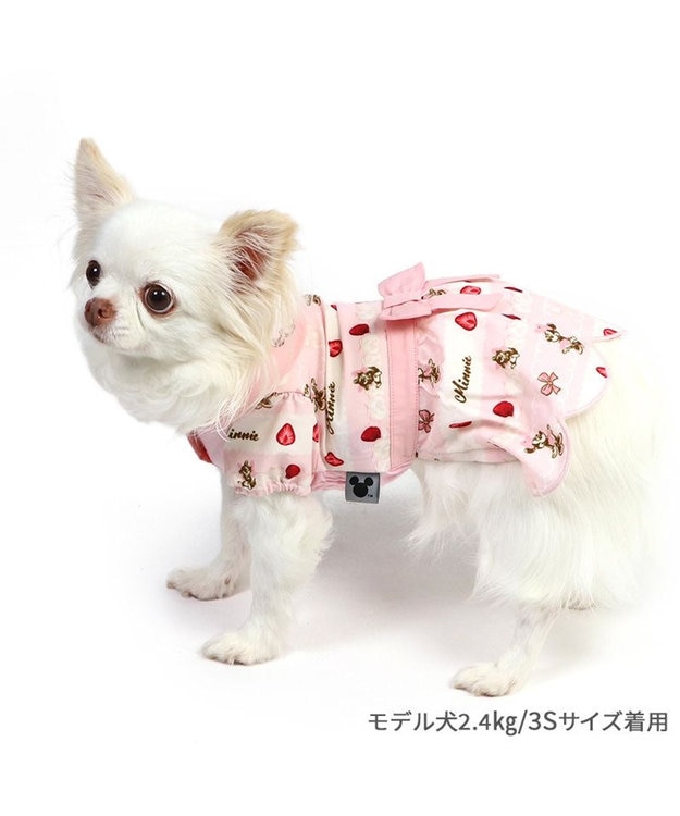 PET PARADISE ディズニー ミニーマウス ワンピース 《苺ケーキ柄》 小型犬 苺ケーキ柄