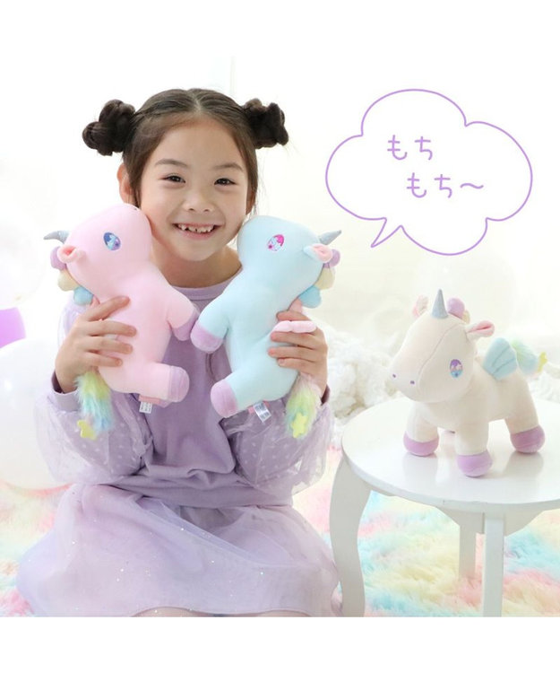 Mother garden マザーガーデン ユニコーン ぷにもち ぬいぐるみ 20cm 《クリーム》 クリーム