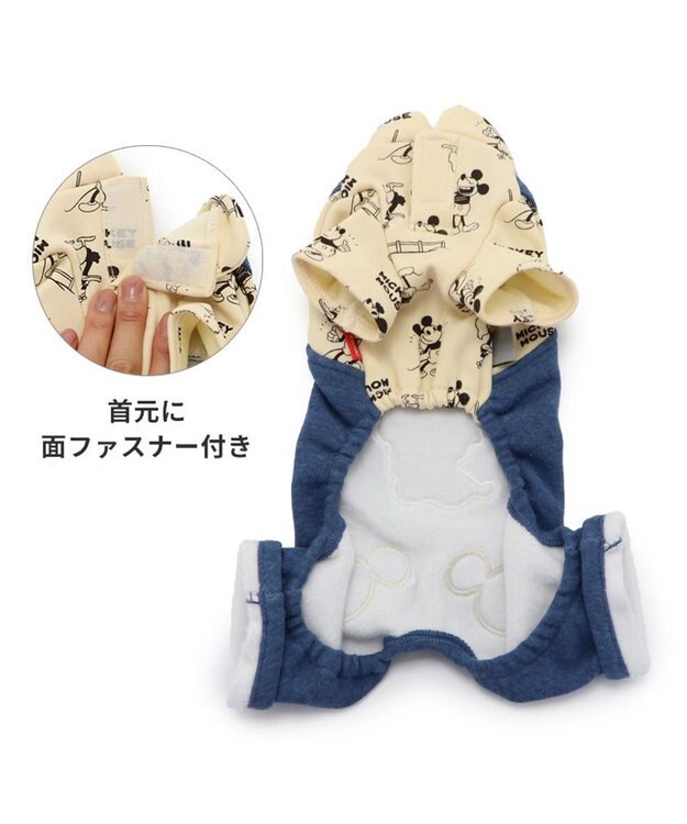 PET PARADISE ディズニー ミッキーマウス ロンパース 《トレジャー柄》【小型犬】 水色