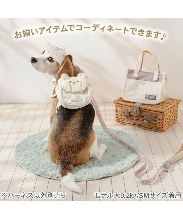 PET PARADISE ペットパラダイス くまちやん リュックハーネス Ｌ ホワイト