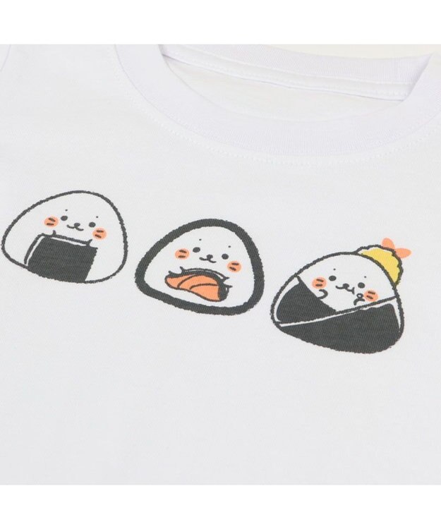 Mother garden しろたん キッズ Ｔシャツ 《おにぎり柄》 おにぎり柄
