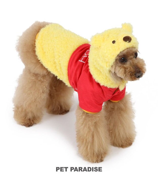 PET PARADISE ディズニー くまのプーさん なりきり パーカー  小型犬 黄