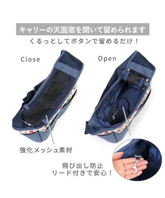 PET PARADISE スヌーピー スリング キャリーバッグ  《ご機嫌柄 》S 超小型犬 約1.5～4㎏ ご機嫌柄