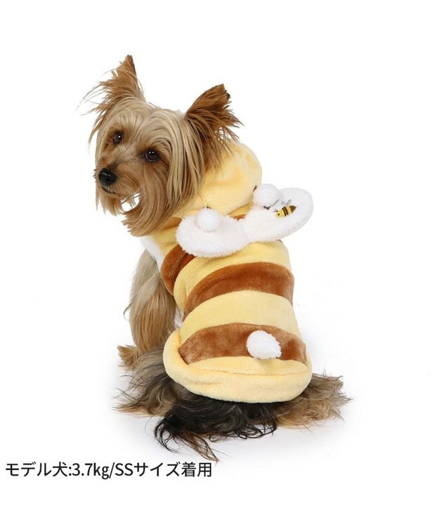 PET PARADISE ペットパラダイス パーカー 《蜂 なりきり》 小型犬 イエロー
