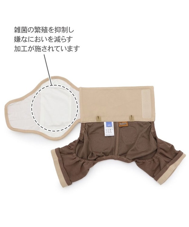 PET PARADISE スヌーピー カレッジ マナーパンツ 中型犬 大型犬 ブラウン