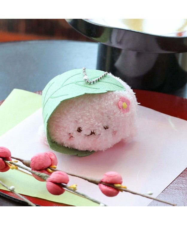 Mother garden しろたん 和菓子キーホルダー 《桜もち》 単品 桜もち