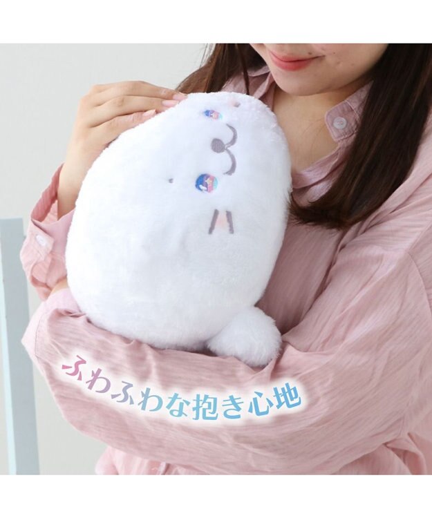Mother garden しろたん ぬいぐるみ 38cm 《オーロラアイ》 単品 オーロラアイ