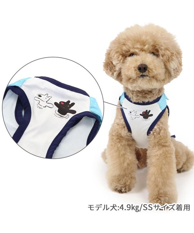 PET PARADISE リサとガスパール 接触冷感 タンクトップ 《くじら》 小型犬 くじら