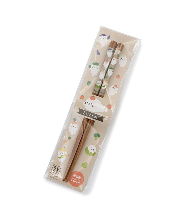 Mother garden しろたん 木製 箸 《野菜柄》 16.5cm 日本製 未登録