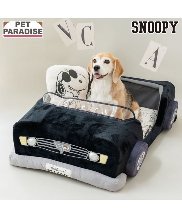 PET PARADISE スヌーピー マイカーカドラー  （92×60cm） Ｌ 小型犬