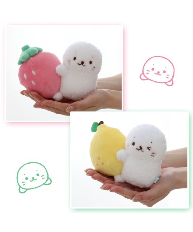 Mother garden しろたん ぎゅっと香りのマスコット 《いちご》 単品 いちご