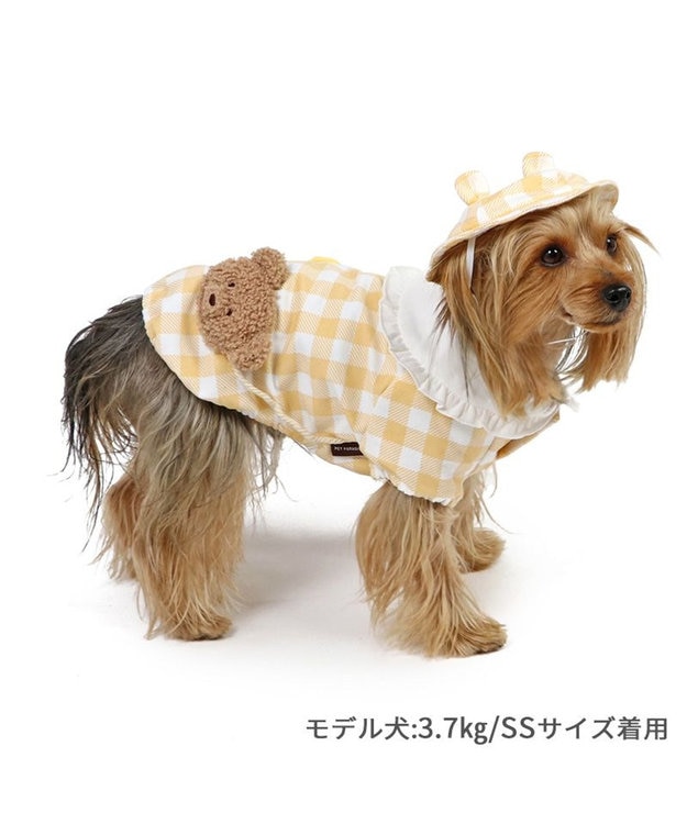 PET PARADISE ペットパラダイスなりきり くまちゃん 園児服 《チェック柄》 小型犬 チェック柄
