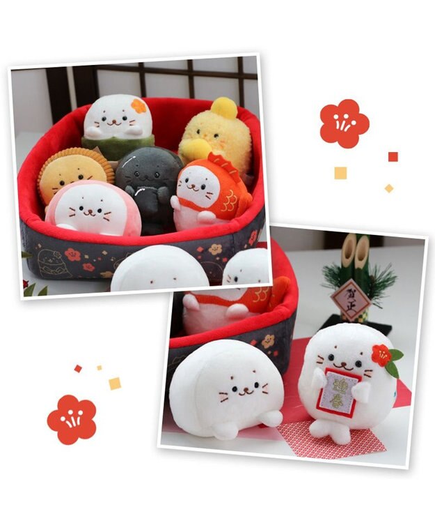 Mother garden しろたん お節マスコット 【お重セット】 お重セット