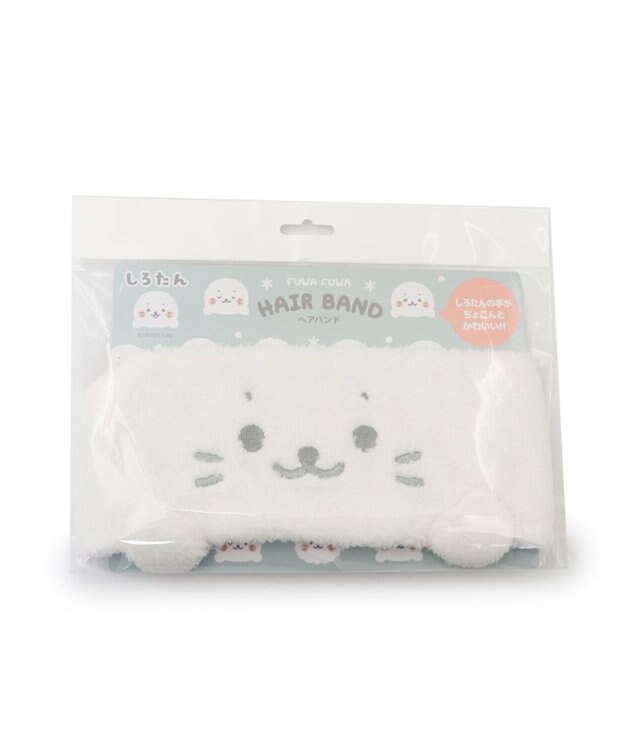 Mother garden しろたん ヘアバンド 顔ぼん 白