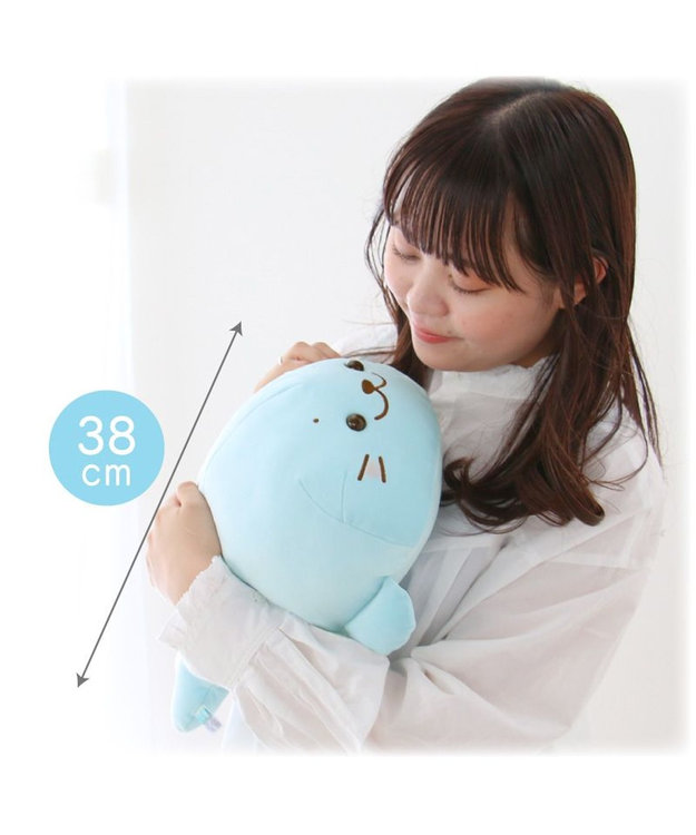 Mother garden しろたん ふわもち ぬいぐるみ 38cm  みるくカラー 《ソーダみるく》 単品 ソーダみるく
