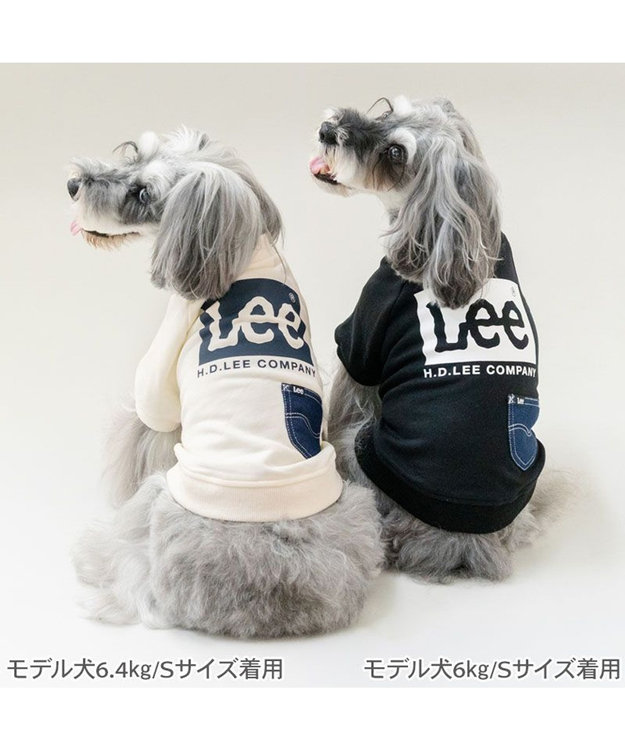 PET PARADISE Lee ボックスロゴ トレーナー ブラック 小型犬 ブラック