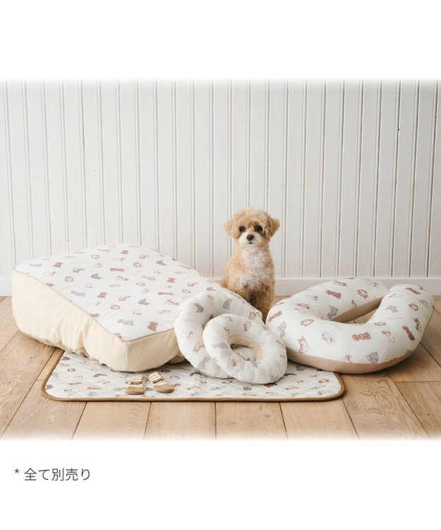 PET PARADISE ペットパラダイス makokoro あごのせクッション 《わんちゃん柄》 わんちゃん柄