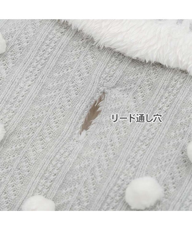 PET PARADISE スヌーピー スノー ポンチョ 中型犬 大型犬 グレー