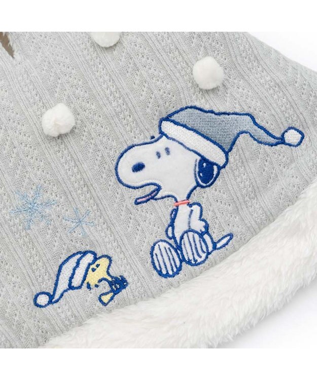 PET PARADISE スヌーピー スノー ポンチョ 中型犬 大型犬 グレー