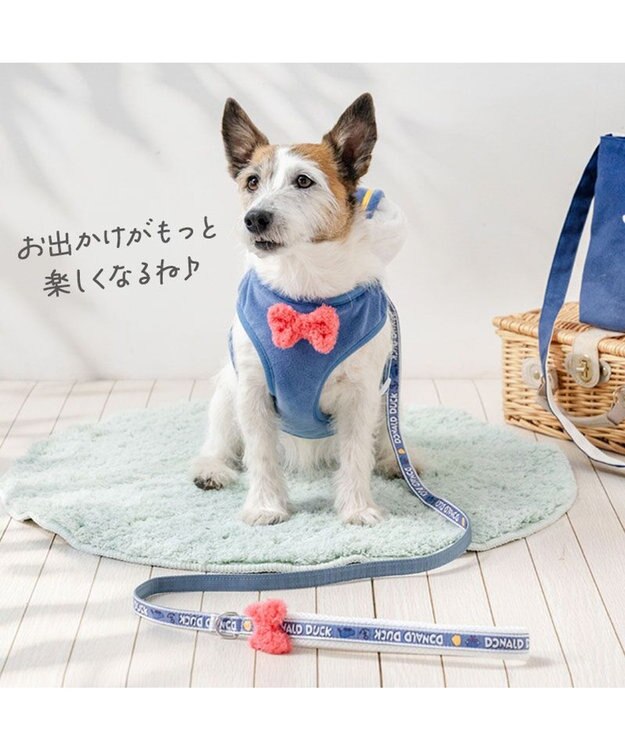 PET PARADISE ディズニー ドナルドダック リュックハーネス ＳＳ ホワイト×ブルー