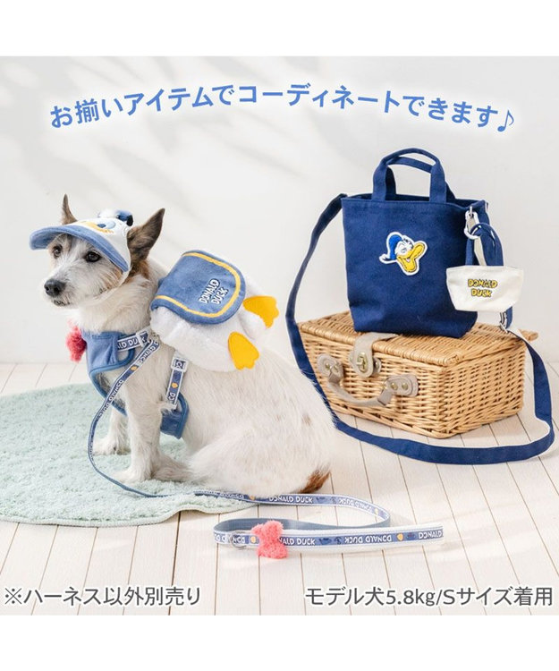 PET PARADISE ディズニー ドナルドダック リュックハーネス ＳＳ ホワイト×ブルー