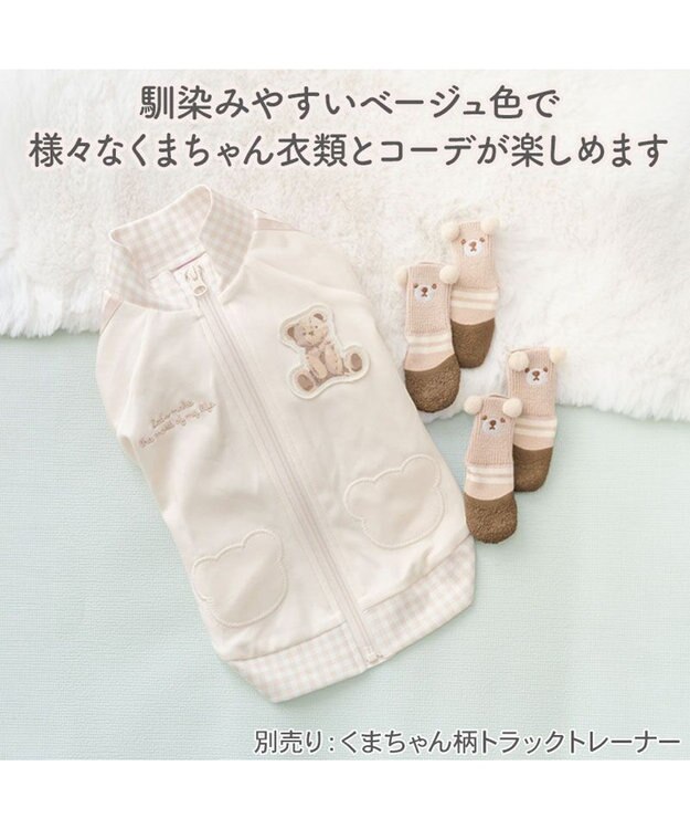 PET PARADISE ペットパラダイス くまちゃん スリットシューズ ３Ｓ ブラウン