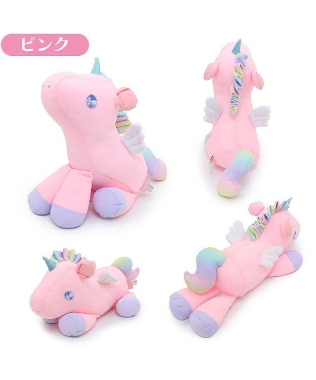 Mother garden マザーガーデン ユニコーン クール マスコット 24cm 《ピンク》 ピンク