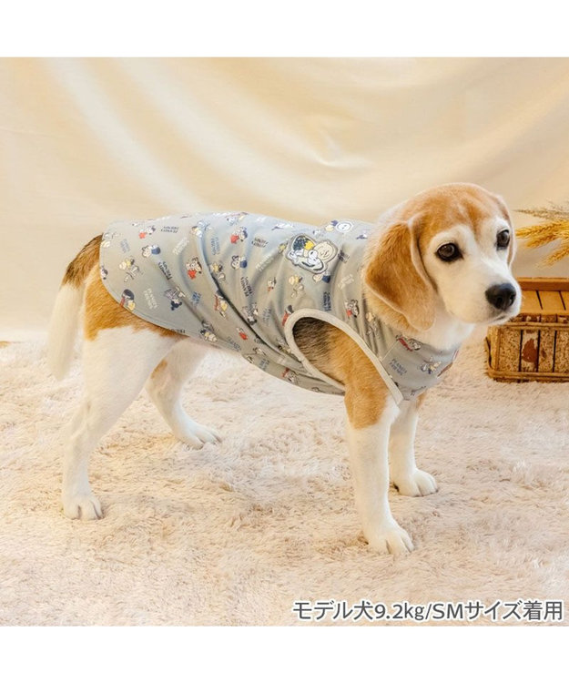 PET PARADISE スヌーピー makokoro ホカリラ スパオール ベスト 中型犬 グレー