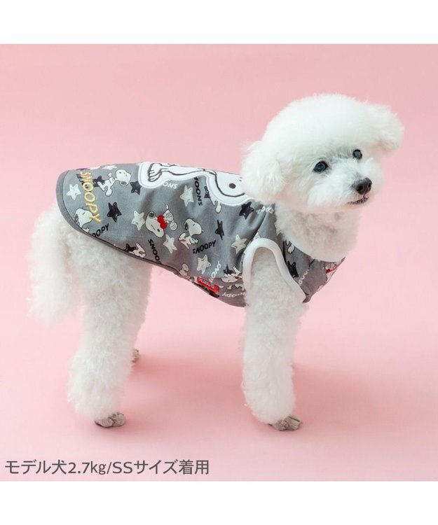 PET PARADISE スヌーピー サングラス タンクトップ 小型犬 グレー