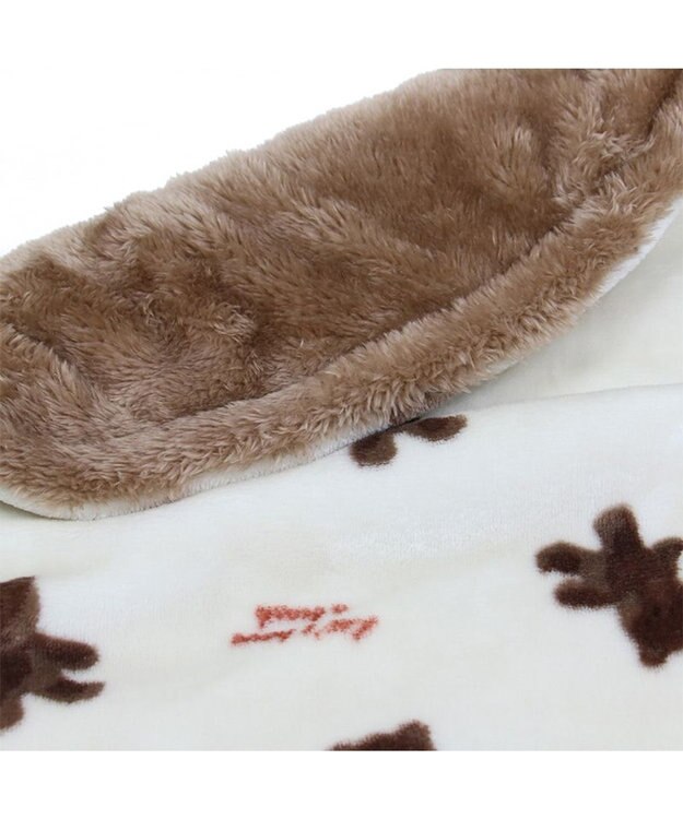 PET PARADISE ペットパラダイス くまちゃん 遠赤外線 ボアマット 丸型 (105cm) ブラウン