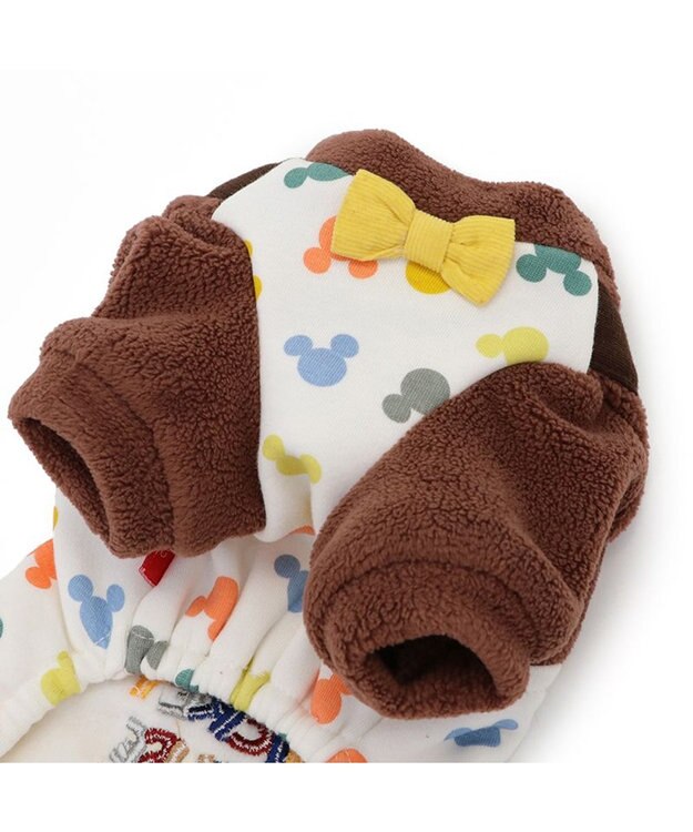 PET PARADISE ディズニー ミッキーマウス カラフルロンパース 小型犬 茶