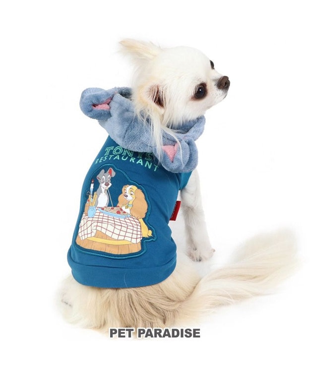 PET PARADISE ディズニー わんわん物語 パーカー レディ/トランプ 小型犬 トランプ