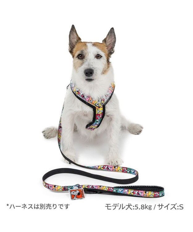 PET PARADISE スヌーピー 75周年 リード 小型犬 ～S 75周年柄
