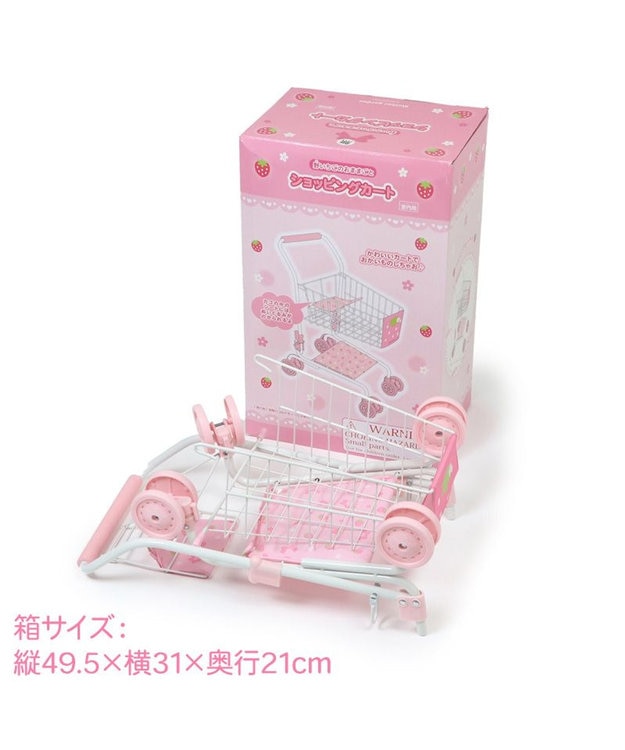 Mother garden マザーガーデン おままごと 野いちご ショッピングカート 《いちご×リボン》 -