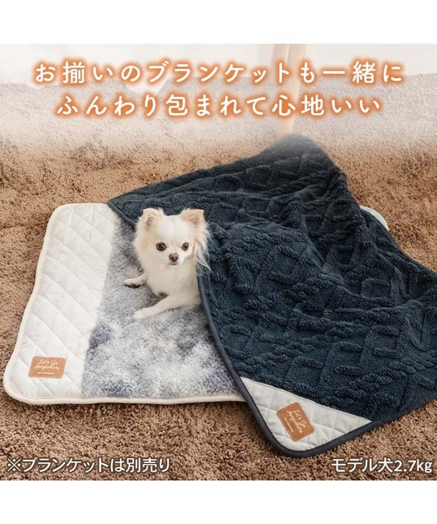 PET PARADISE ペットパラダイス 遠赤外線 ボアマット 《グレー》 グレー