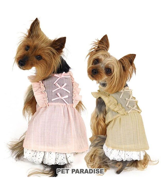 PET PARADISE ペットパラダイス スプリング ワンピース 《ピンク》 超小型犬 小型犬 ピンク
