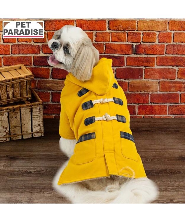 PET PARADISE ペットパラダイス ダッフルコート 小型犬 イエロー