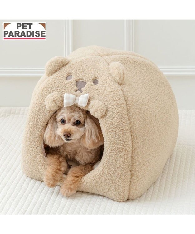 PET PARADISE ペットパラダイス くまちゃん リボンハウス ブラウン