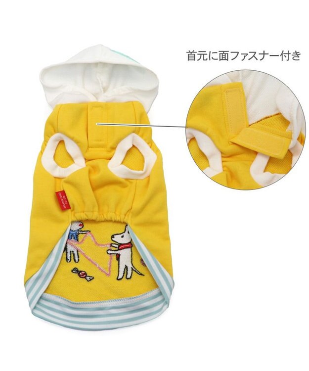 PET PARADISE リサとガスパール スイーツパーカー 小型犬 イエロー